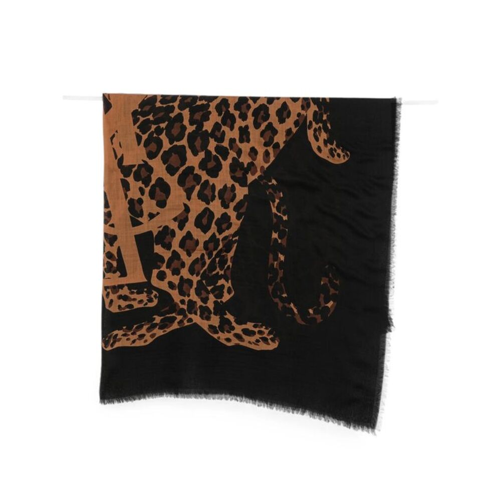 Saint Laurent Black Scarves Women